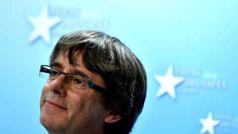 Catalonias avsatte leder Carles Puigdemont oppholder seg for tiden i Brussel.