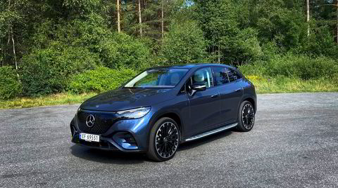 Proporsjonene stemmer godt hos den nye suv-versjonen av Mercedes EQE.