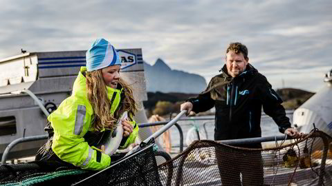 Henriette Hanssen, avdelingsleder på forsøksstasjonen Solfjellsjø og Kristian Johnsen, daglig leder i Letsea, er gasellevinner i Nordland, i år som i fjor.