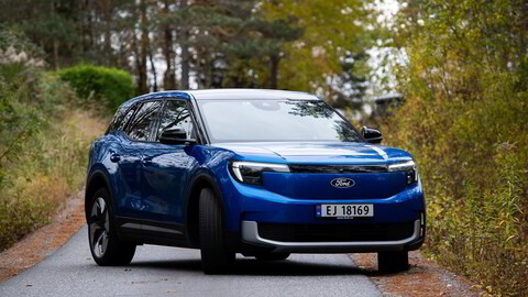 Utseendemessig skiller den nye Ford Explorer seg ut fra de andre bilene på Volkswagens MEB-plattform.