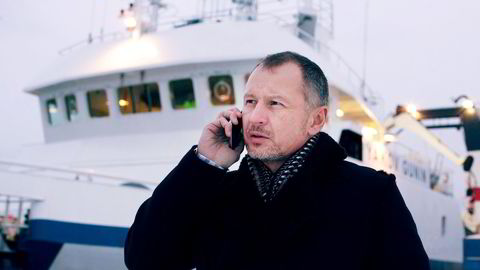 Vitaly Orlov er en av Russlands rikeste menn, med en estimert formue på 2,1 milliarder dollar. Han kontrollerer i dag en av verdens største flåter av trålere gjennom Norebo. Her er han fotografert i Murmansk i 2017.
