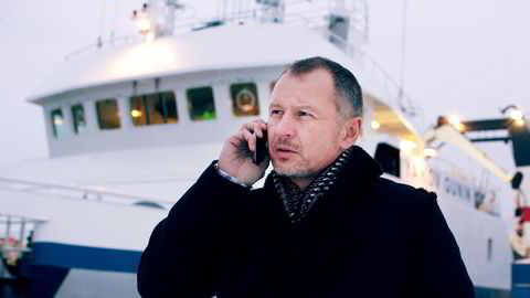 Vitaly Orlov er en av Russlands rikeste menn, med en estimert formue på 2,1 milliarder dollar. Han kontrollerer i dag en av verdens største flåter av trålere gjennom Norebo. Her er han fotografert i Murmansk i 2017.