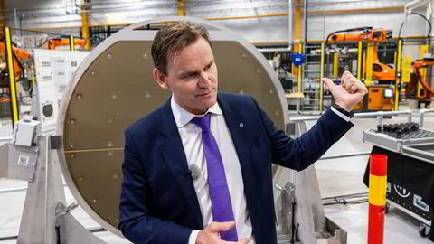 Jon André Løkke, tidligere toppsjef i hydrogenselskapet Nel. Han er nå styremedlem i selskapet.