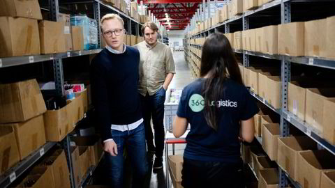 Patrick Hjetland (til venstre) og medgründer Kristian Malm har bygget nettapoteket Apotera.no. I løpet av tre år har omsetningen passert 100 millioner kroner.