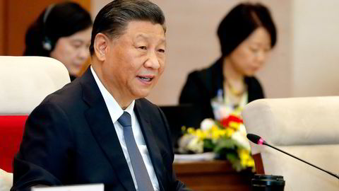 Kinas president Xi Jinping sier det er uunngåelig at Taiwan blir «gjenforent» med Kina i sin nyttårstale søndag. Bildet er tatt 13. desember.