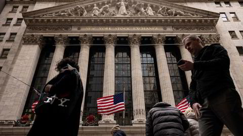 De amerikanske børsene fortsetter opp. Her New York Stock Exchange (Nyse).