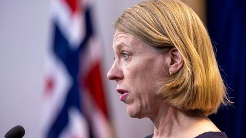 Utenriksminister Anniken Huitfeldt innkalte til pressekonferanse tidlig tirsdag ettermiddag.