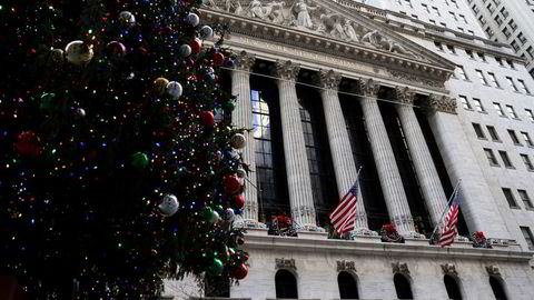 Julefreden kan være i ferd med å senke seg over New York-børsen.