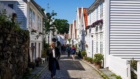 Fast eller flytende rente? Her boliger i Gamle Stavanger.