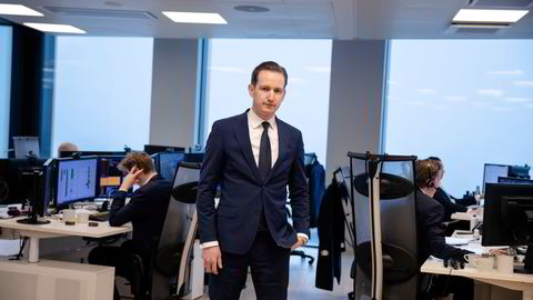 ABGs Norge-sjef Kristian B. Fyksen kan glede seg over at meglerhusets inntekter og resultat økte i fjerde kvartal.