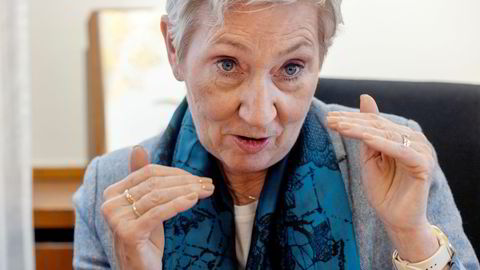 LO leder Peggy Hessen Følsvik kritiserer Norges Bank etter renteøkningen på 0,5 prosent.