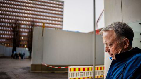 Statsbygg-direktør Harald V. Nikolaisen på vei fra møte med Digitaliserings- og forvaltningsdepartementet i forrige uke. Etiske retningslinjer var ett av punktene på agendaen for møtet.