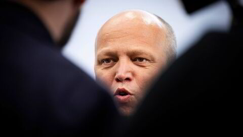 Finansminister Trygve Slagsvold Vedum la frem Perspektivmeldingen fredag.