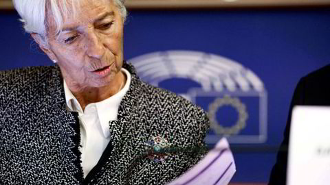 ECB-sjef Christine Lagarde.