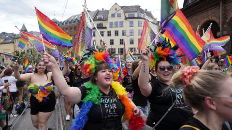 Oslo Pride Parade arrangeres igjen i hovedstaden. Bildet er fra 2019.