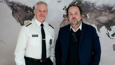 Den politiske Situasjonen med politisk redaktør Frithjof Jacobsen (til høyre). Gjest er leder for Etterretningstjenesten, Nils Andreas Stensønes.