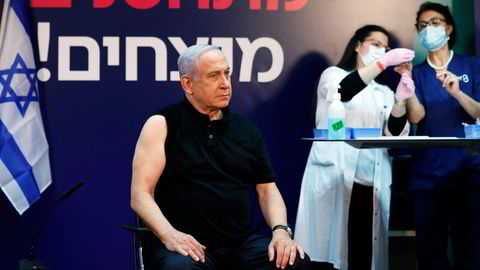 Israels statsminister Benjamin Netanyahu fikk koronavaksinen 19. desember.