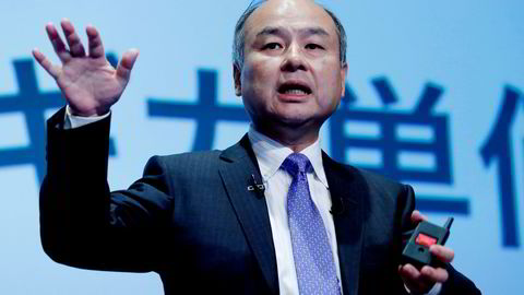 Har brent seg på Kahoot: Softbank-sjef Masayoshi Son.