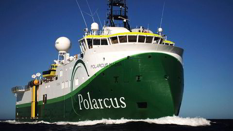 Seismikkselskapet Polarcus leter etter og utarbeider kart over oljeforekomster på havbunnen som selges til oljeselskapene. Her er skipet Polarcus Nadia. (Foto: Polarcus).