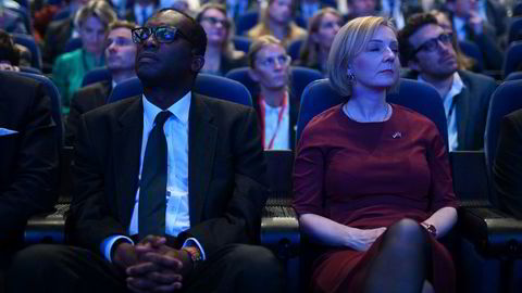 Storbritannias finansminister Kwasi Kwarteng og statsminister Liz Truss.