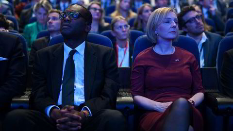 Storbritannias finansminister Kwasi Kwarteng og statsminister Liz Truss.