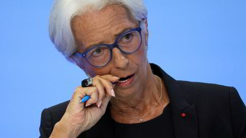 Christine Lagarde, president i Den europeiske sentralbanken, får nok en inflasjonstopp å tenke på når ECB kommer med sin rentebeslutning neste uke.