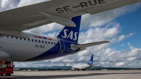 Det er en ny høring i SAS' konkursprosess denne uken. Bildet er fra Oslo lufthavn.