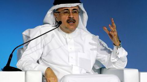 Amin H. Nasser er sjef i statseide Saudi Aramco. Her fra en konferanse i Saudi-Arabias hovedstad Riyadh i 2020.
