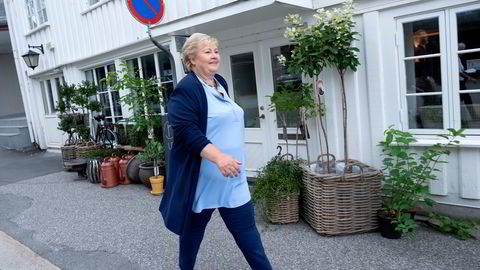 Da Erna Solberg ble intervjuet under Arendalsuken i august var hun tydelig på sine statsministerambisjoner i 2025.