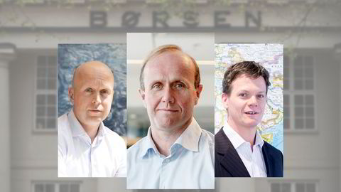 Atle Hauge, Hans Thrane Nielsen og Niklas Hallberg forvalter til sammen 30 milliarder på Oslo Børs. De har flere kjøpsanbefalinger.