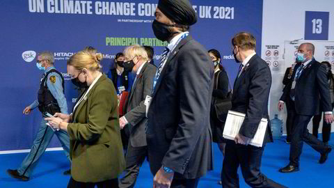 Britenes statsminister Boris Johnson tok onsdag turen til Glasgow. Han jobber for at verdens land skal nå målet om å ikke øke den globale oppvarmingen over 1,5 grader.