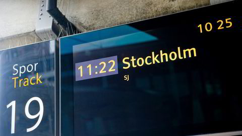 Togreisen mellom Oslo og Stockholm tar i dag fem timer og et kvarter. For et ukjent antall milliarder kan reisetiden ende under fire timer.
