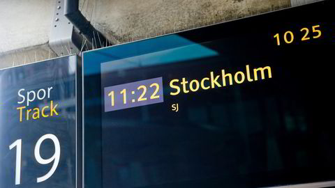 Togreisen mellom Oslo og Stockholm tar i dag fem timer og et kvarter. For et ukjent antall milliarder kan reisetiden ende under fire timer.