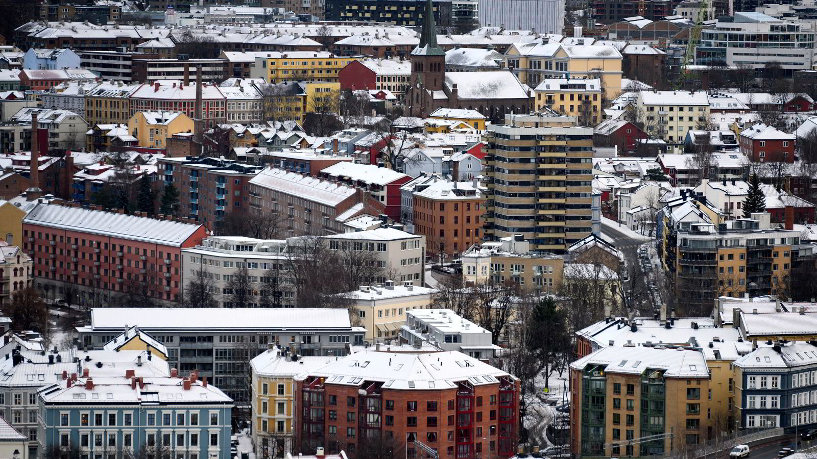 Boligprisene i Oslo falt så vidt i desember