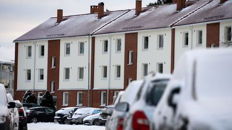 Mandag la Obos frem boligprisstatistikken for desember 2021. Arkivfoto av leiligheter på Lambertseter i Oslo.
