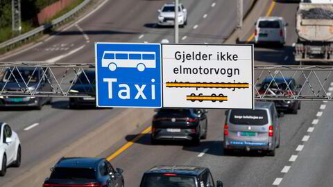 Hva hvis lastebilene fikk kjøre i kollektivfeltet? Hva hvis de med tre i bilen fikk kjøre der?