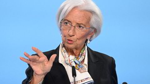 ECB-sjef Christine Lagarde.