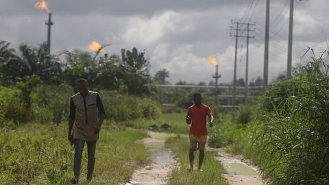 I Nigerdeltaet brennes i dag mye av naturgassen som er et resultat av oljeutvinning. Nigeria vil gjerne sende denne gassen til Europa.