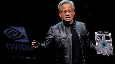 Hva vil Nvidia-sjef Jensen Huang si om den nye Blackwell-chipen? Svaret får vi sent onsdag kveld.