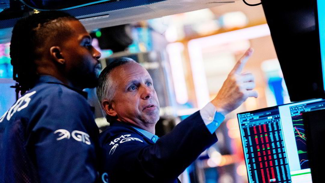 Caduta massiccia a Wall Street