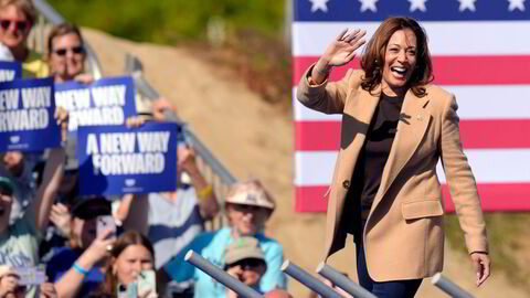 Visepresident Kamala Harris må kjempe for stemmene. Valget i USA kan bli superjevnt