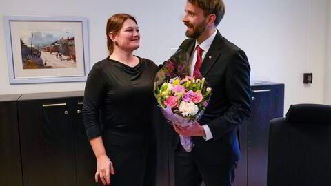 Cecilie Myrseth (til venstre) overtok som næringsminister etter Jan Christian Vestre 19. april. Departementets største konflikt under Vestres ledelse var i det statseide oppkjøpsfondet Argentum, som avdelingsdirektør Morten Strømgren måtte håndtere på vegne av statsråden. Nå har både Strømgren og Vestre sluttet i departementet.