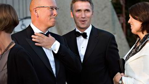 Jens Stoltenberg var forlover for Kjetil Try da han i 2008 giftet seg med forlagsredaktør i Gyldendal, Kari Marstein. Hennes forlover Hege Gundersen til høyre.