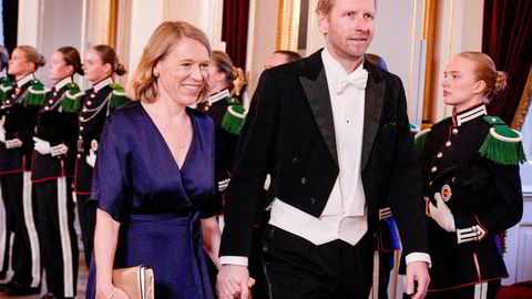Utenriksminister Anniken Huitfeldt (Ap) og hennes ektemann Ola Flem.