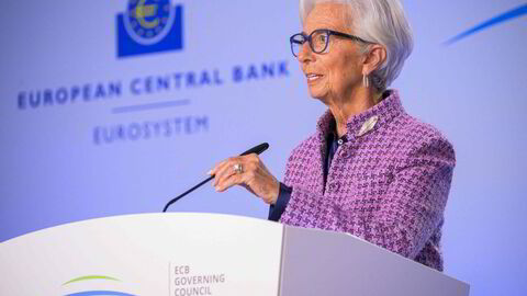 ECB-sjef Christine Lagarde.