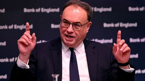 Storbritannias sentralbanksjef Andrew Bailey.