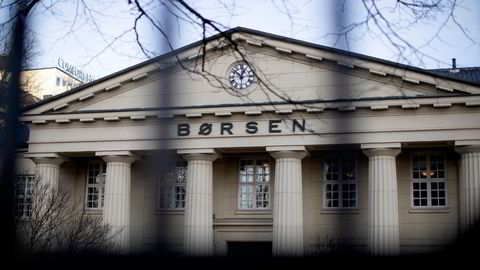 Oslo Børs. Børsen.