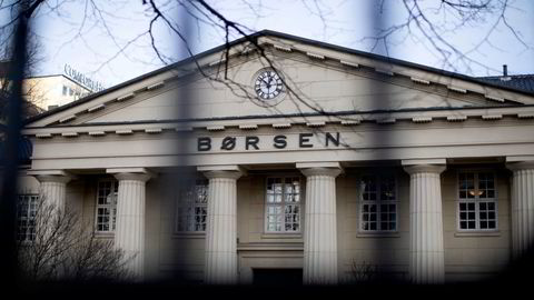 Oslo Børs. Børsen.