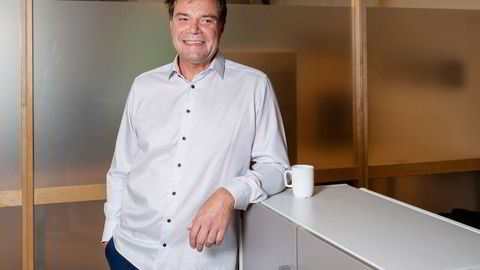 Vegard Wollan tok over som sjef i Nordic Semiconductor ved årsskiftet. Aksjen hadde før dagens kvartalsrapport falt 17 prosent på Oslo Børs.