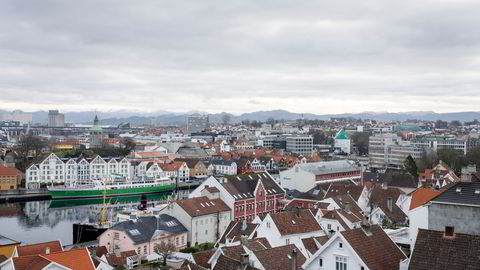Stavanger (bildet) har sammen med Kristiansand hatt den sterkeste prisutviklingen her til lands i år. Boligprisene har aldri vært dyrere i disse byene enn de er nå.